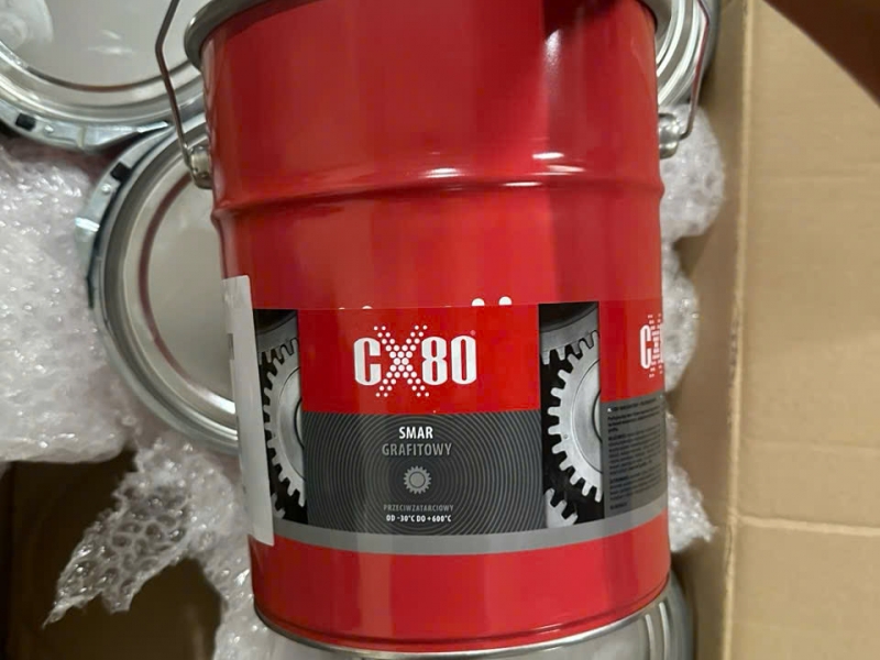 Mỡ #GRAPHITE GREASE - #SMAR GRAFITOWY (Ba Lan) chịu nhiệt 600 độ C